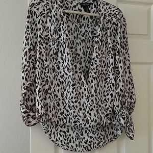 Leopard Print Blouse